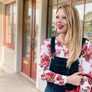Long Sleeve Floral Top